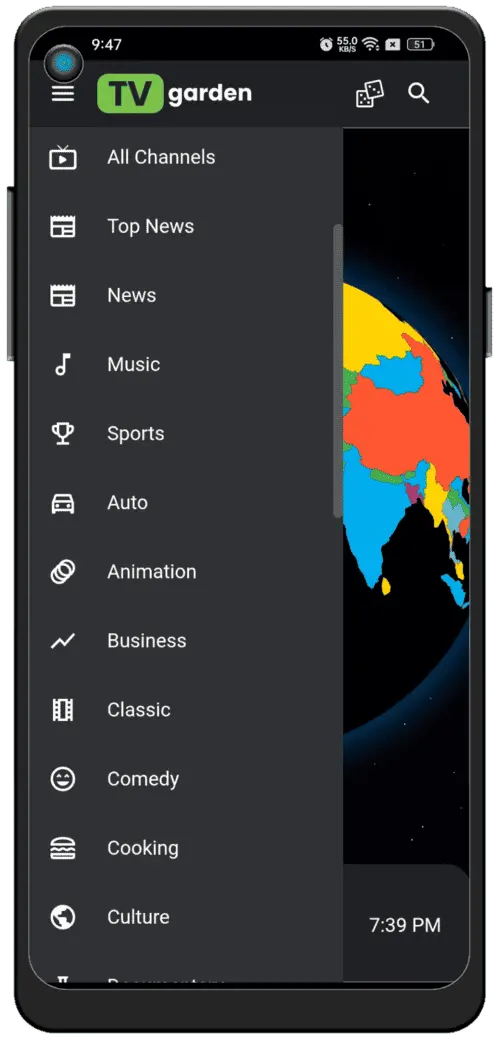 TV Garden | Download Latest TV Garden APK 2025 (Live TV/Sports) 4 لقطة شاشة من حديقة التلفزيون 3