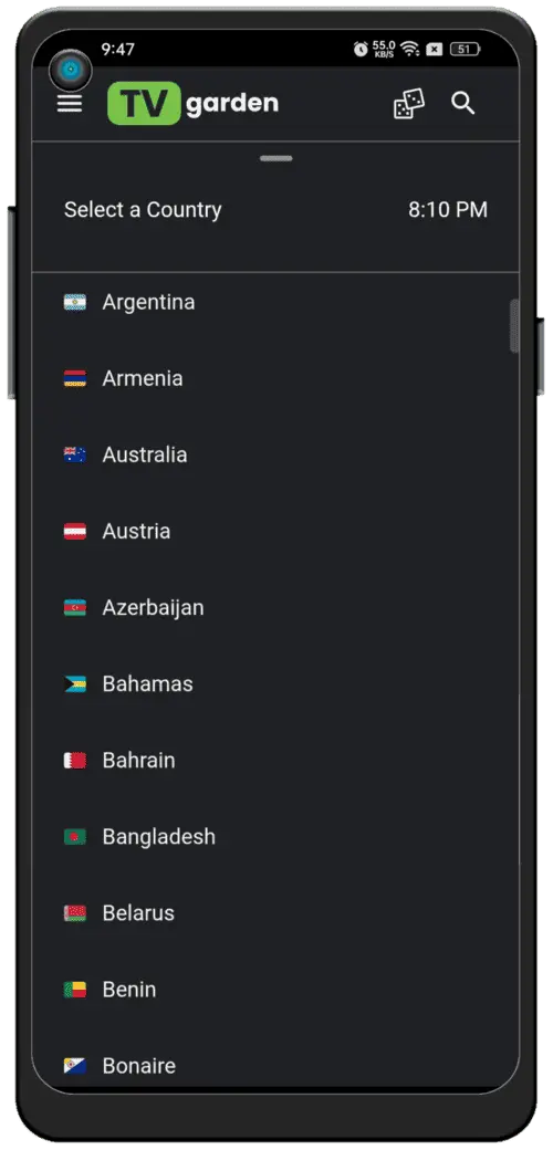 TV Garden | Download Latest TV Garden APK 2025 (Live TV/Sports) 5 لقطة شاشة من حديقة التلفزيون 4